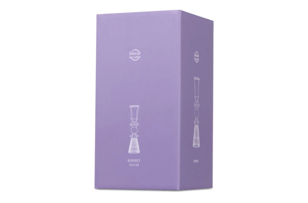 Подсвечник Decor de Table Корнет 19,6 см, стекло