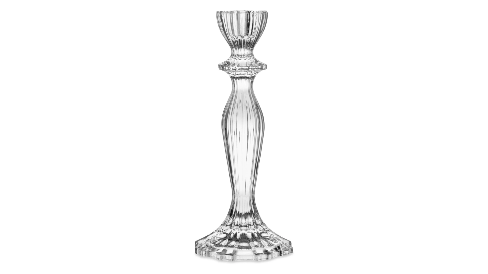 Подсвечник Decor de Table Меандр 25,5 см, стекло