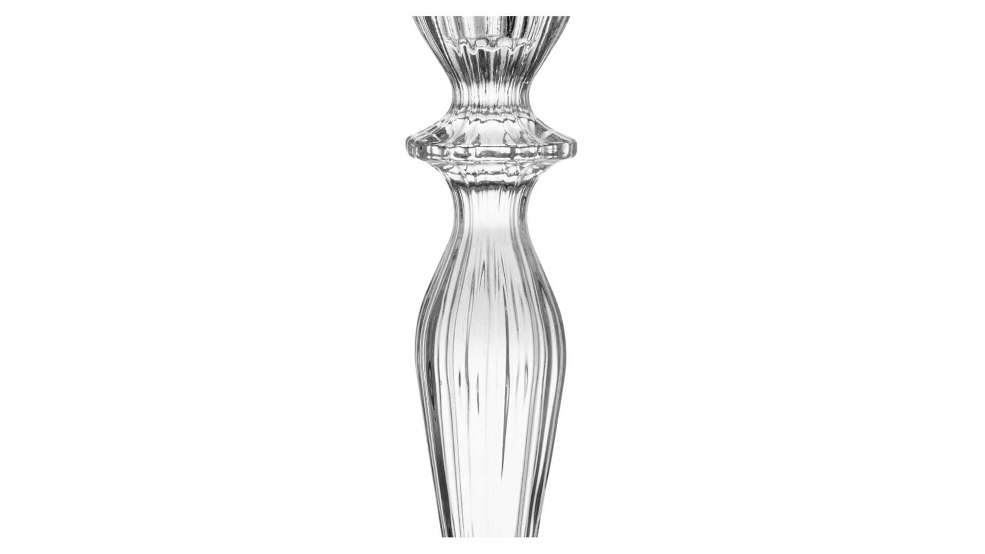 Подсвечник Decor de Table Меандр 25,5 см, стекло