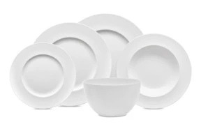 Сервиз столовый Narumi Терраса на 6 персон 20 предметов, рельеф , фарфор костяной