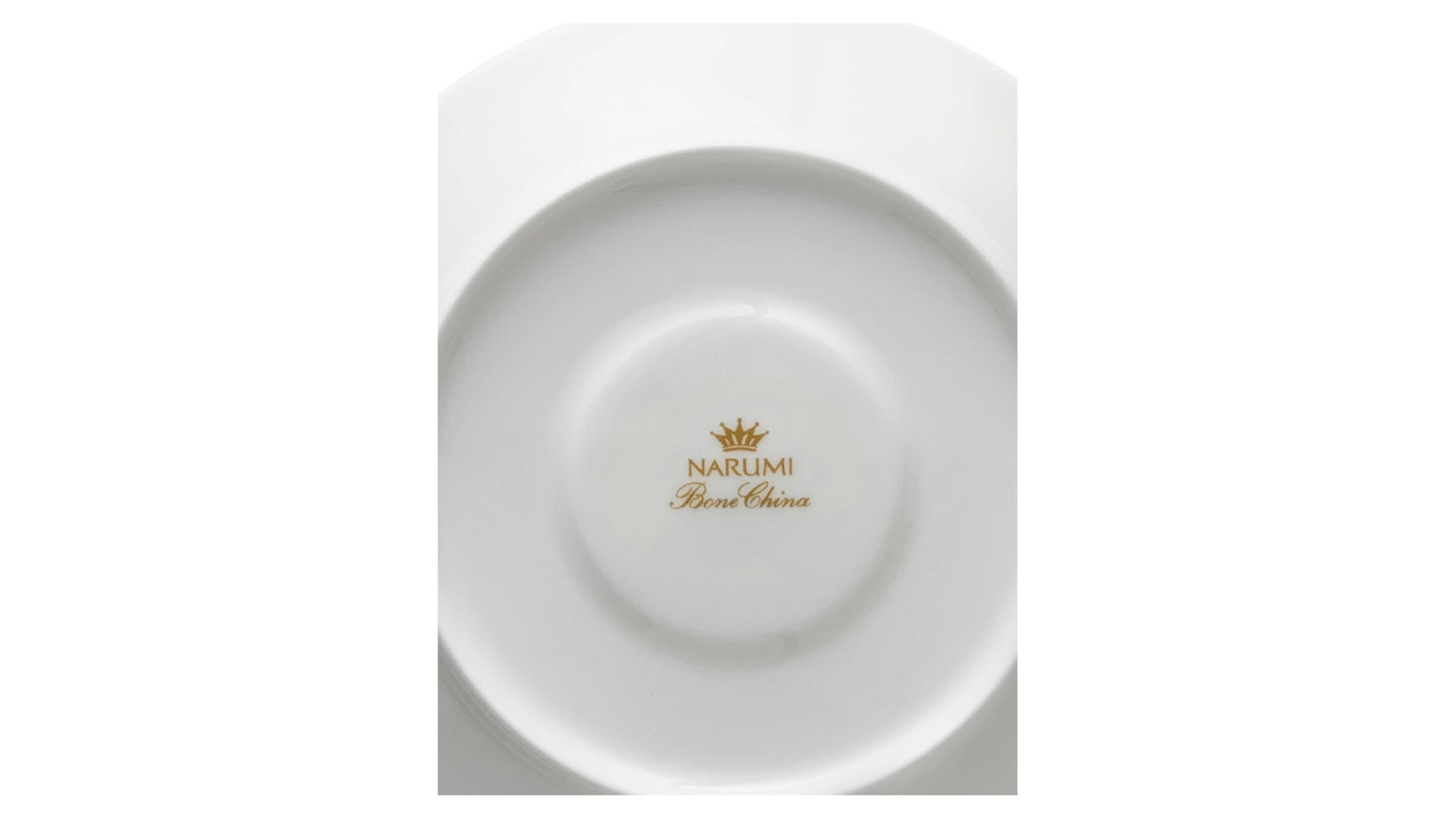 Чашка для эспрессо с блюдцем Narumi Терраса 100 мл, рельеф, фарфор костяной