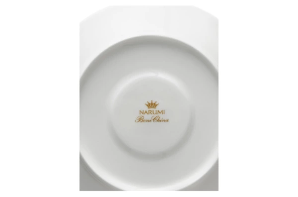 Чашка для эспрессо с блюдцем Narumi Терраса 100 мл, рельеф, фарфор костяной