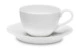 Чашка для эспрессо с блюдцем Narumi Терраса 100 мл, рельеф, фарфор костяной