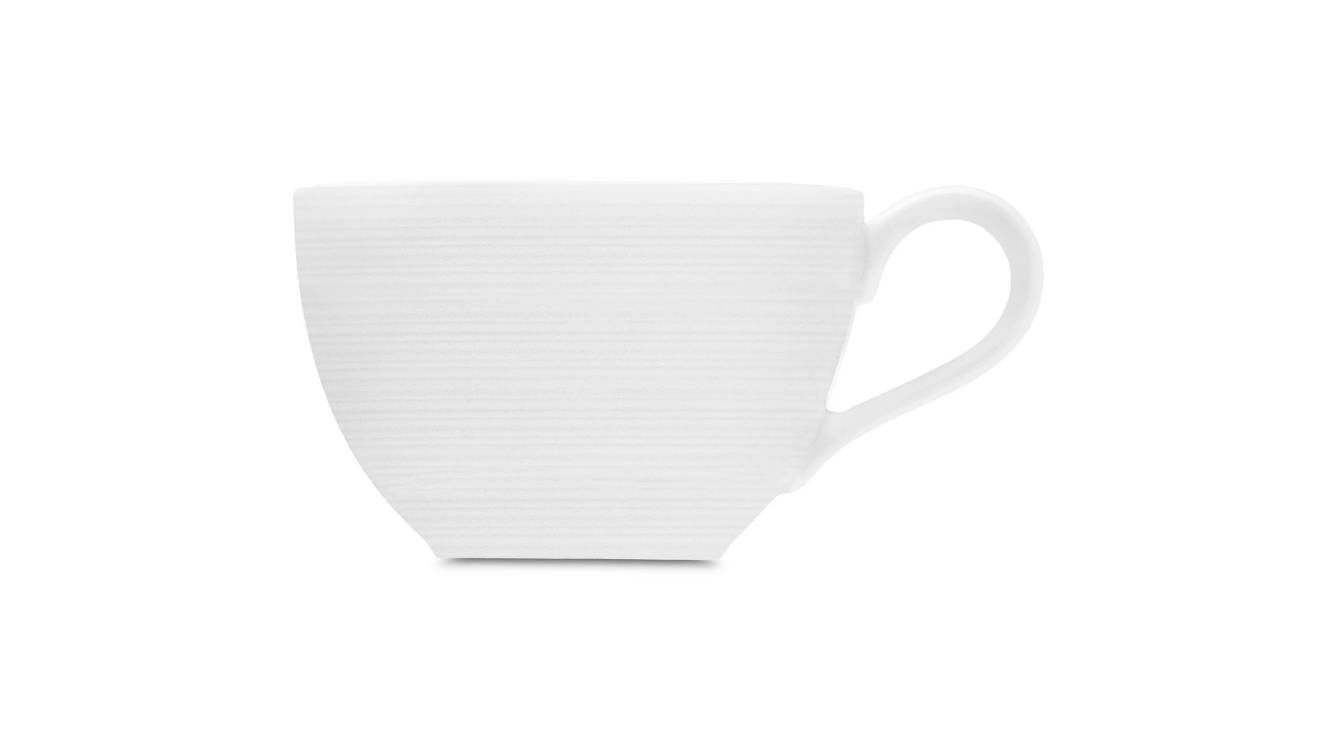 Чашка для эспрессо с блюдцем Narumi Терраса 100 мл, рельеф, фарфор костяной