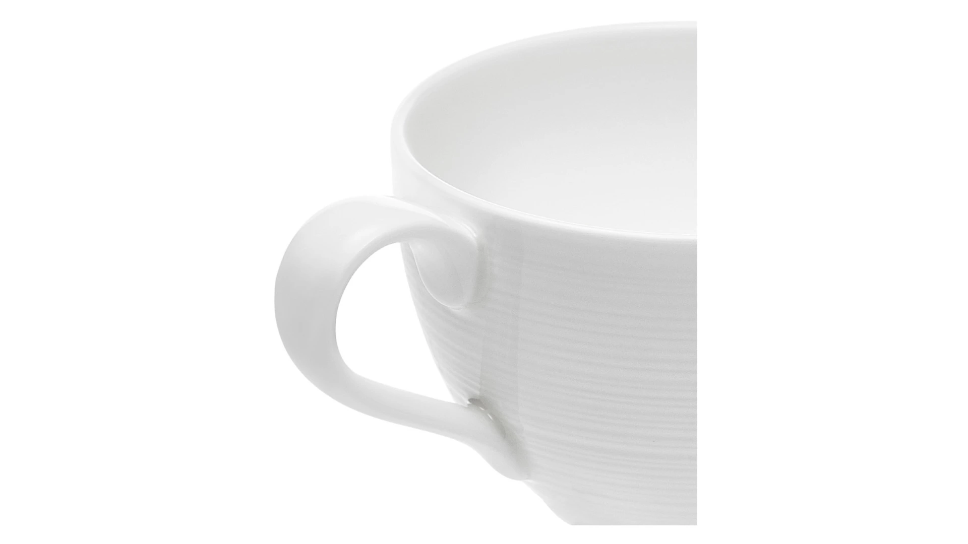 Чашка для эспрессо с блюдцем Narumi Терраса 100 мл, рельеф, фарфор костяной