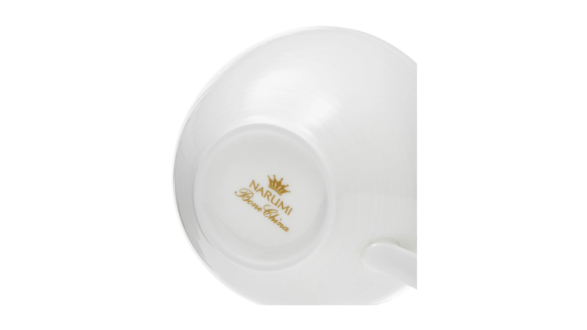 Чашка для эспрессо с блюдцем Narumi Терраса 100 мл, рельеф, фарфор костяной