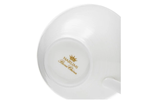 Чашка для эспрессо с блюдцем Narumi Терраса 100 мл, рельеф, фарфор костяной