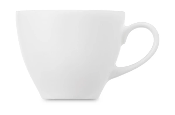 Чашка для эспрессо с блюдцем Narumi Белый декор 120 мл, фарфор костяной