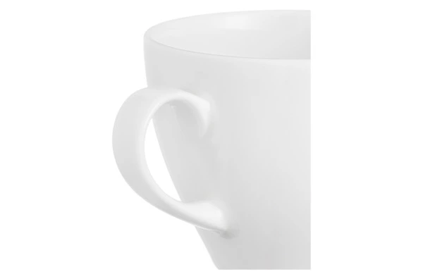 Чашка для эспрессо с блюдцем Narumi Белый декор 120 мл, фарфор костяной