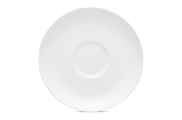 Чашка для эспрессо с блюдцем Narumi Белый декор 120 мл, фарфор костяной