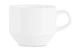 Чашка для эспрессо с блюдцем Narumi Белый декор 110 мл, фарфор костяной