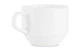 Чашка для эспрессо с блюдцем Narumi Белый декор 110 мл, фарфор костяной
