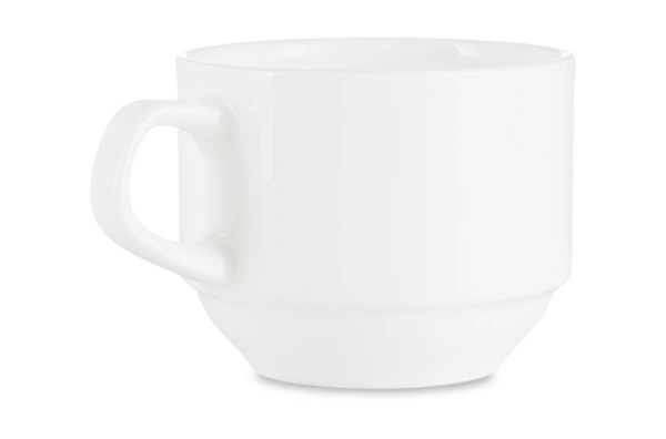 Чашка для эспрессо с блюдцем Narumi Белый декор 110 мл, фарфор костяной