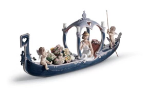 Скульптура Lladro Гондола богини любви 16х74 см, фарфор