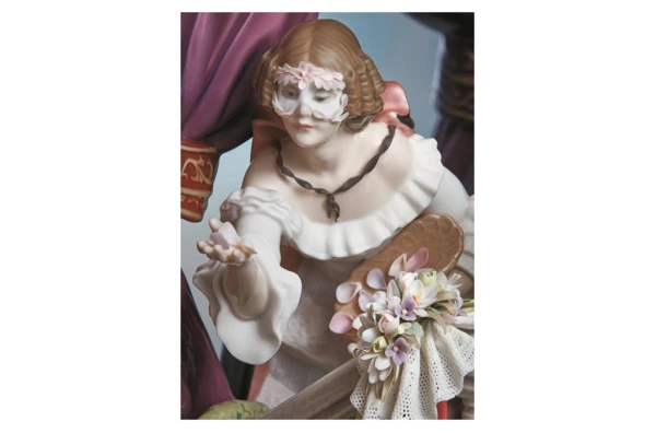 Скульптура Lladro Карнавал в Венеции 91х144 см, фарфор