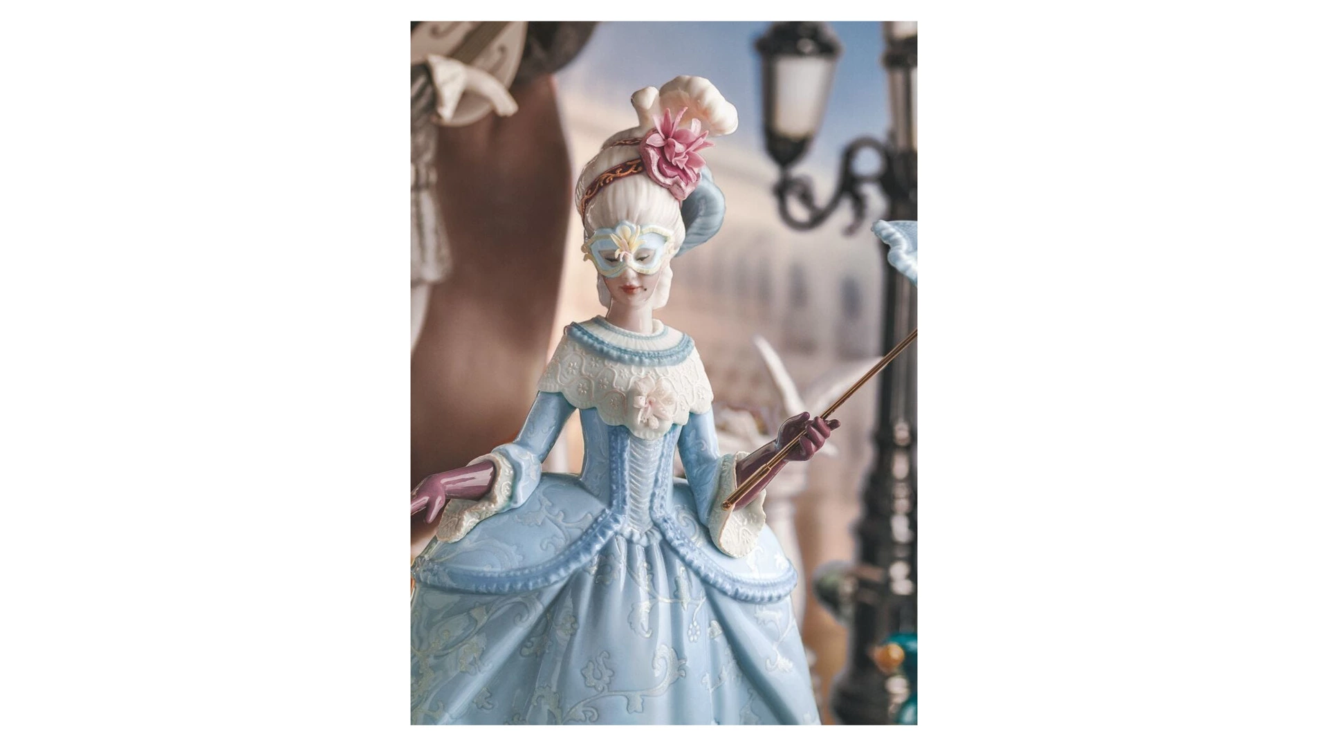 Скульптура Lladro Карнавал в Венеции 91х144 см, фарфор