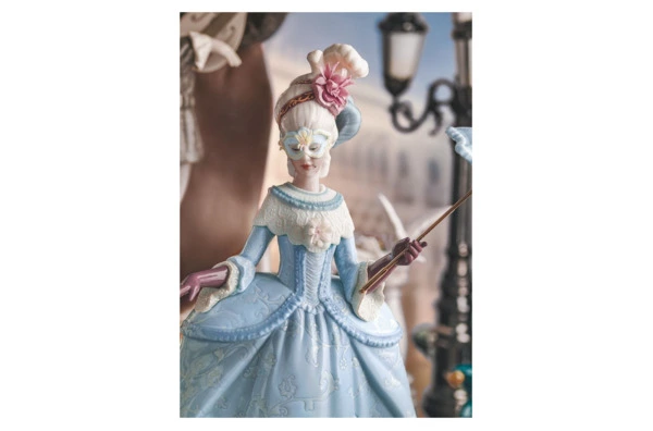 Скульптура Lladro Карнавал в Венеции 91х144 см, фарфор