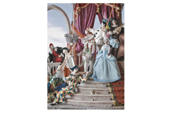 Скульптура Lladro Карнавал в Венеции 91х144 см, фарфор