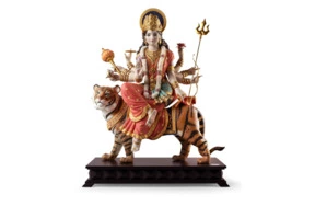 Скульптура Lladro Богиня Дурга 62 см, фарфор