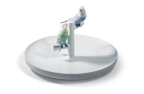 Тарелка Lladro Роман попугаев 41 см, фарфор