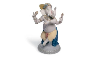 Фигурка Lladro Танцующего Ганеши 27 см, фарфор