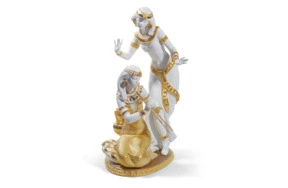 Фигурка Lladro Танцовщицы с Нила Золотой люстр 51 см, фарфор