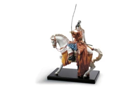 Скульптура Lladro Японского лучник Ябусямы 62 см , фарфор