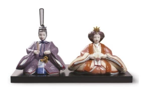 Фигурка Lladro Император и императрица Хина 41х26 см, фарфор