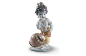 Фигурка Lladro Кришны-вора масла 21 см, фарфор