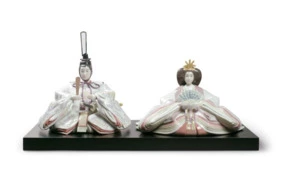 Фигурка Lladro Император и императрица Хина (2015 г), 28х55 см, фарфор