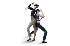 Скульптура Lladro Танцующая пара. All That Jazz 38 см, фарфор
