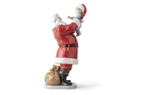 Скульптура Lladro Радостный Санта 38 см, фарфор