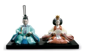 Фигурка Lladro Император и императрица Хина Праздничная версия 22х40 см