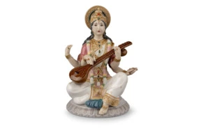 Фигурка Lladro Богини Сарасвати 26 см, фарфор