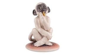 Фигурка Lladro маленького обезьянки 23 см, фарфор