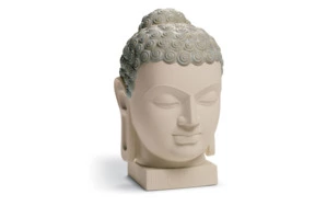 Фигурка Lladro Будды II Бежевый вариант 28 см, фарфор