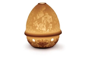 Литопан Lladro Мадонна с цветами 9х12 см