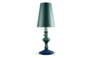 Лампа настольная Lladro Belle de Nuit 57 см, зеленая, фарфор
