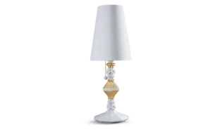 Лампа настольная Lladro Belle de Nuit 57 см, золоченая, фарфор