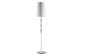 Лампа напольная Lladro Belle de Nuit II 181 см, белая, фарфор