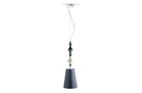 Светильник потолочный Lladro Belle de Nuit II 23х170 см, черный