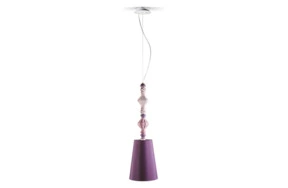 Светильник потолочный Lladro Belle de Nuit II 23х170 см, розовый