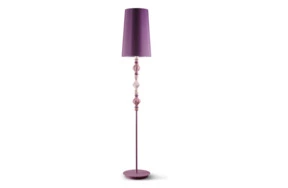 Лампа напольная Lladro Belle de Nuit II 181 см, розовая, фарфор
