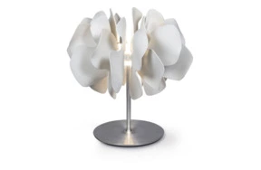 Лампа настольная Lladro Nightbloom Белая 47 см, фарфор