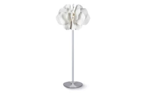 Лампа напольная Lladro Nightbloom 170 см, белая, фарфор