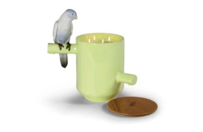Свеча Lladro Parrot's Scented Treasure Луговые травы 27 см, зеленая