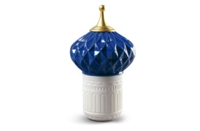 Свеча башенная Lladro 1001 свет Непоколебимый дух 13 см, синняя