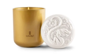 Свеча Lladro Дракон Огонь красного дерева 12 см
