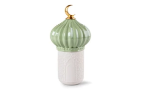 Свеча Lladro Majestic Nights Тайный Восток  24 см, зеленая версия
