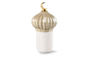 Свеча Lladro Majestic Nights Тайный Восток 24 см, кремовая